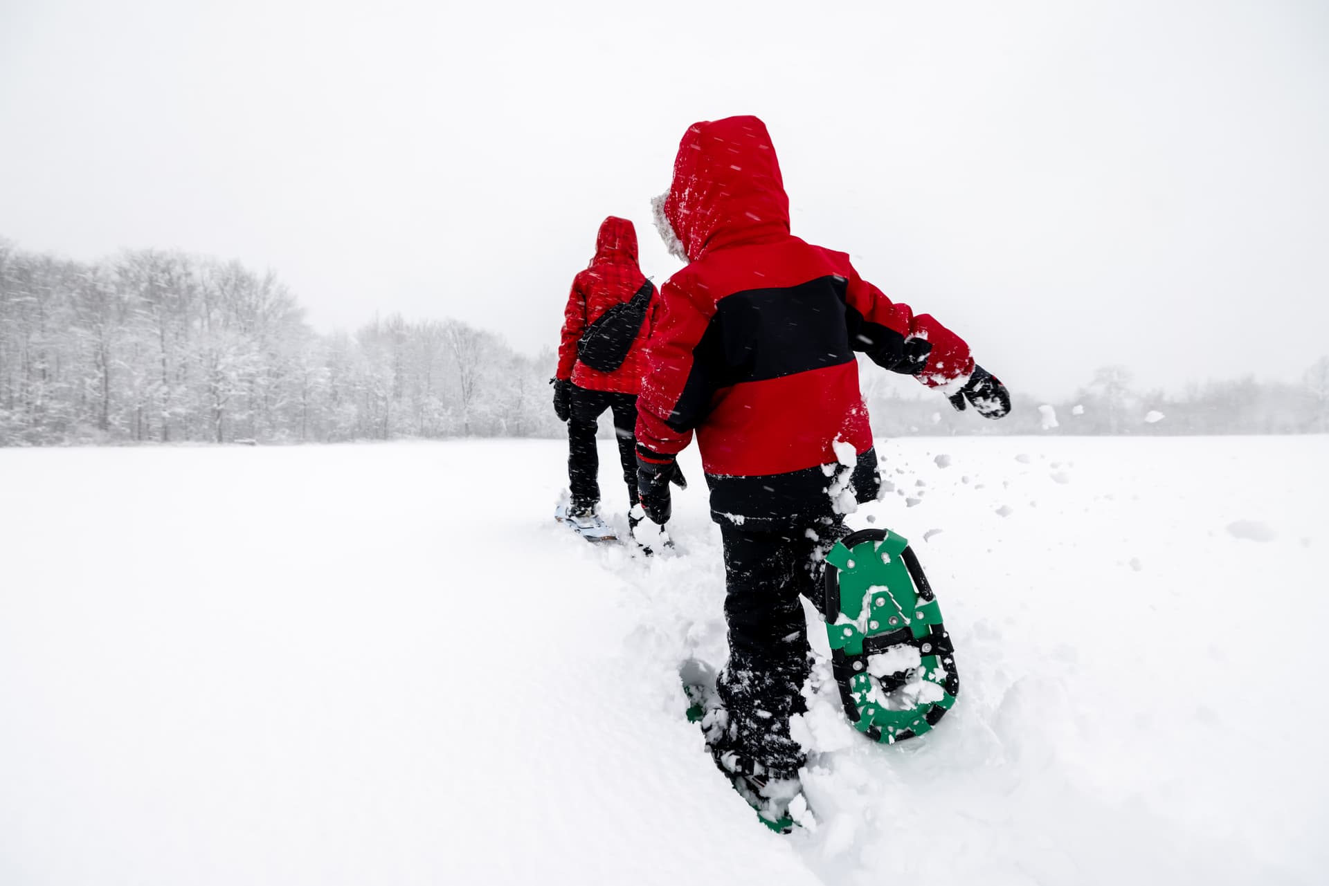 Salla snowshoeing